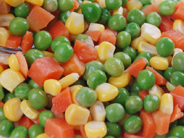 Frozen mixed vegetables