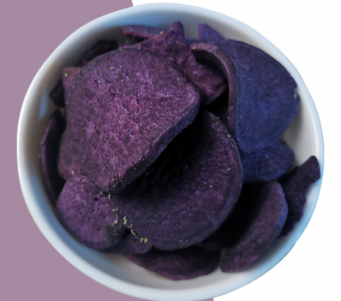 Purple Potato Crispy Slices